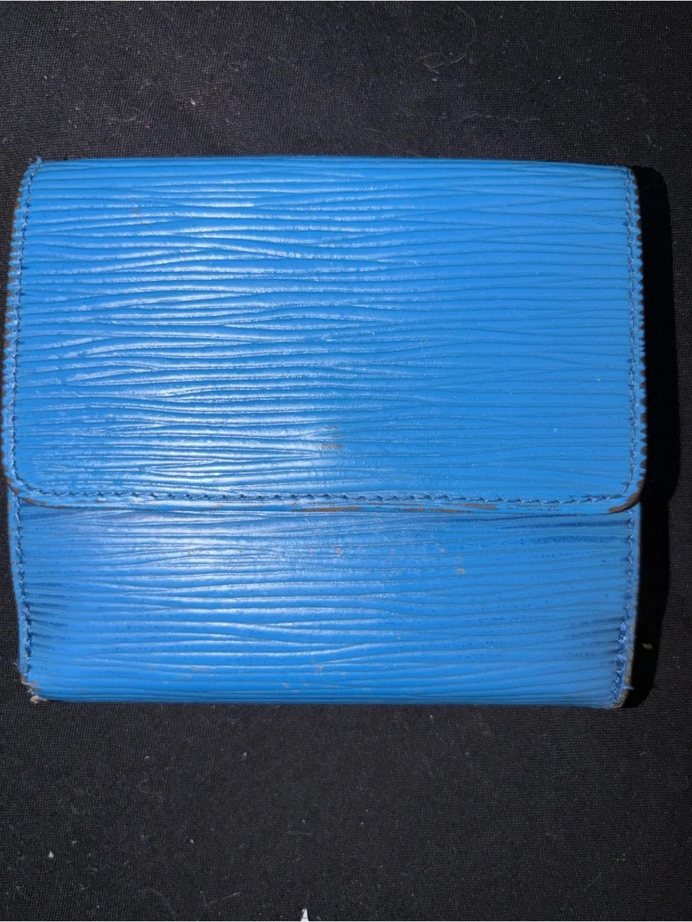 Louis Vuitton Blue Epi Leather Wallet